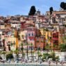 colorful houses of menton south of france
