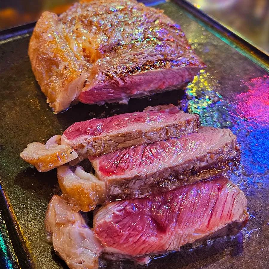 Corte de carne grelhada do Marius Degustare