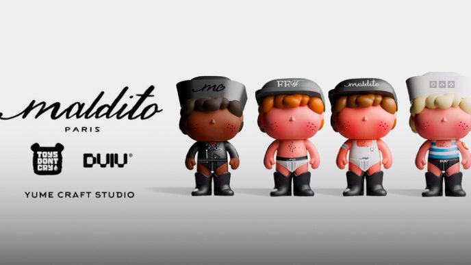 Maldito Toy, colecionável da Maldito Paris criado com o DUIU