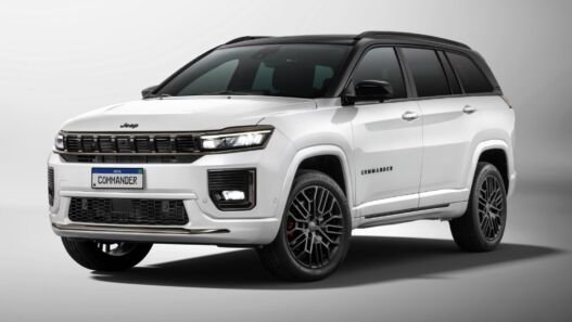 Jeep Commander Blackhawk 2027 visto de tres quartos dianteiro