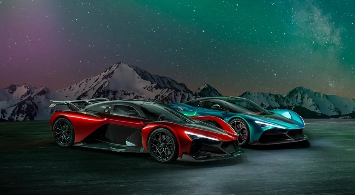Zenvo Aurora hypercar visto de perfil