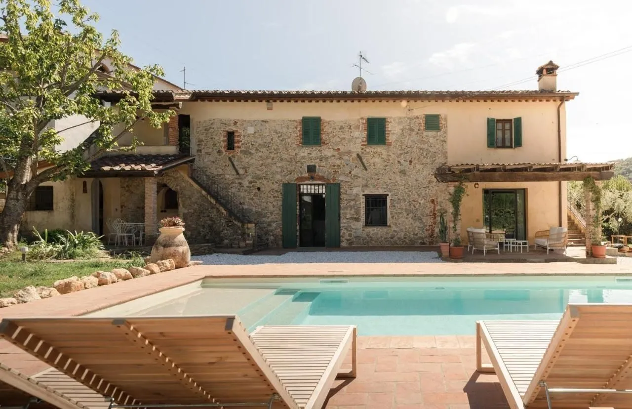 Fachada rural do agriturismo Il Mulino di Nonna Sà