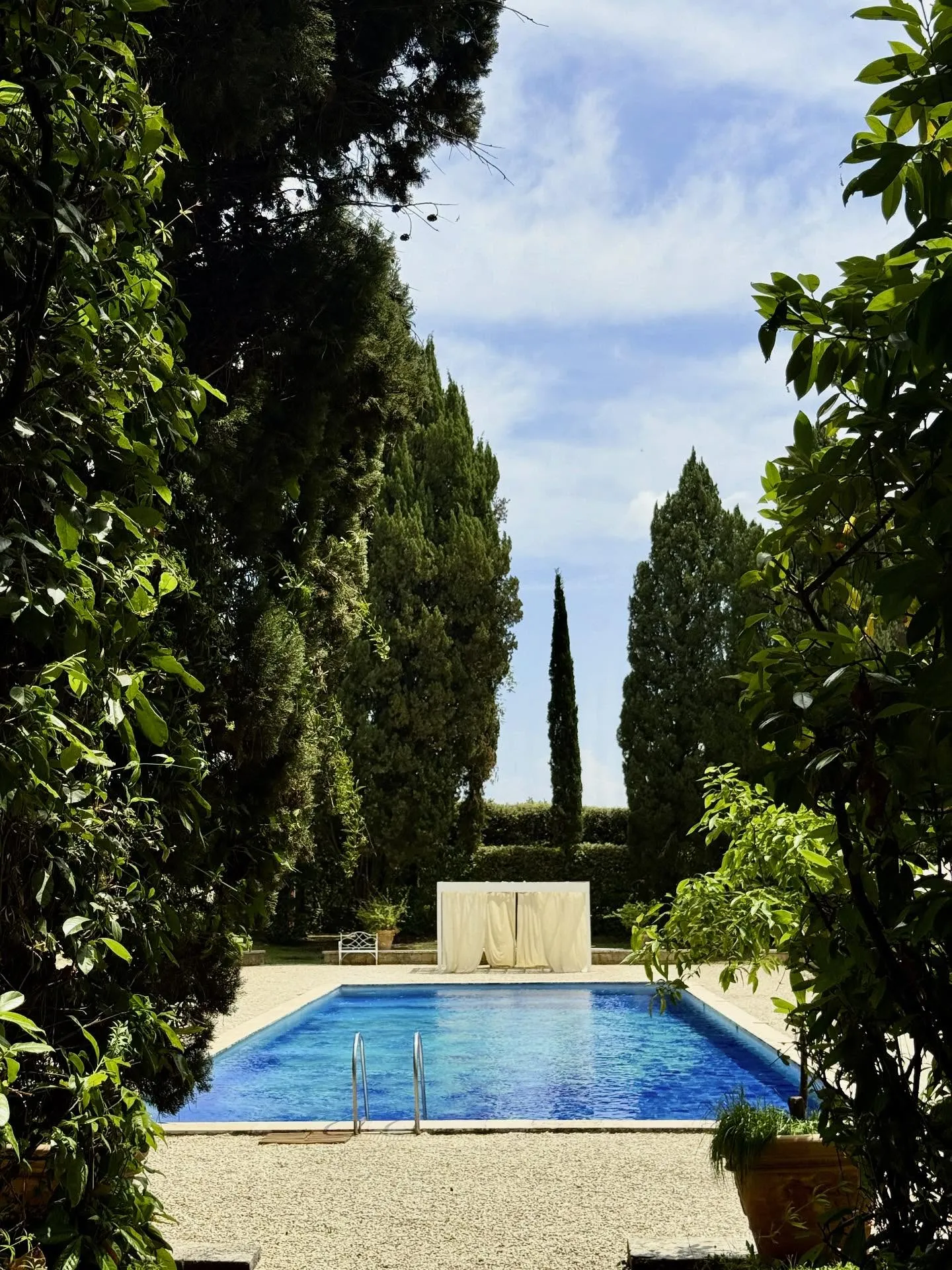 Jardim histórico do Relais Villa Lina na Tuscia Etrusca