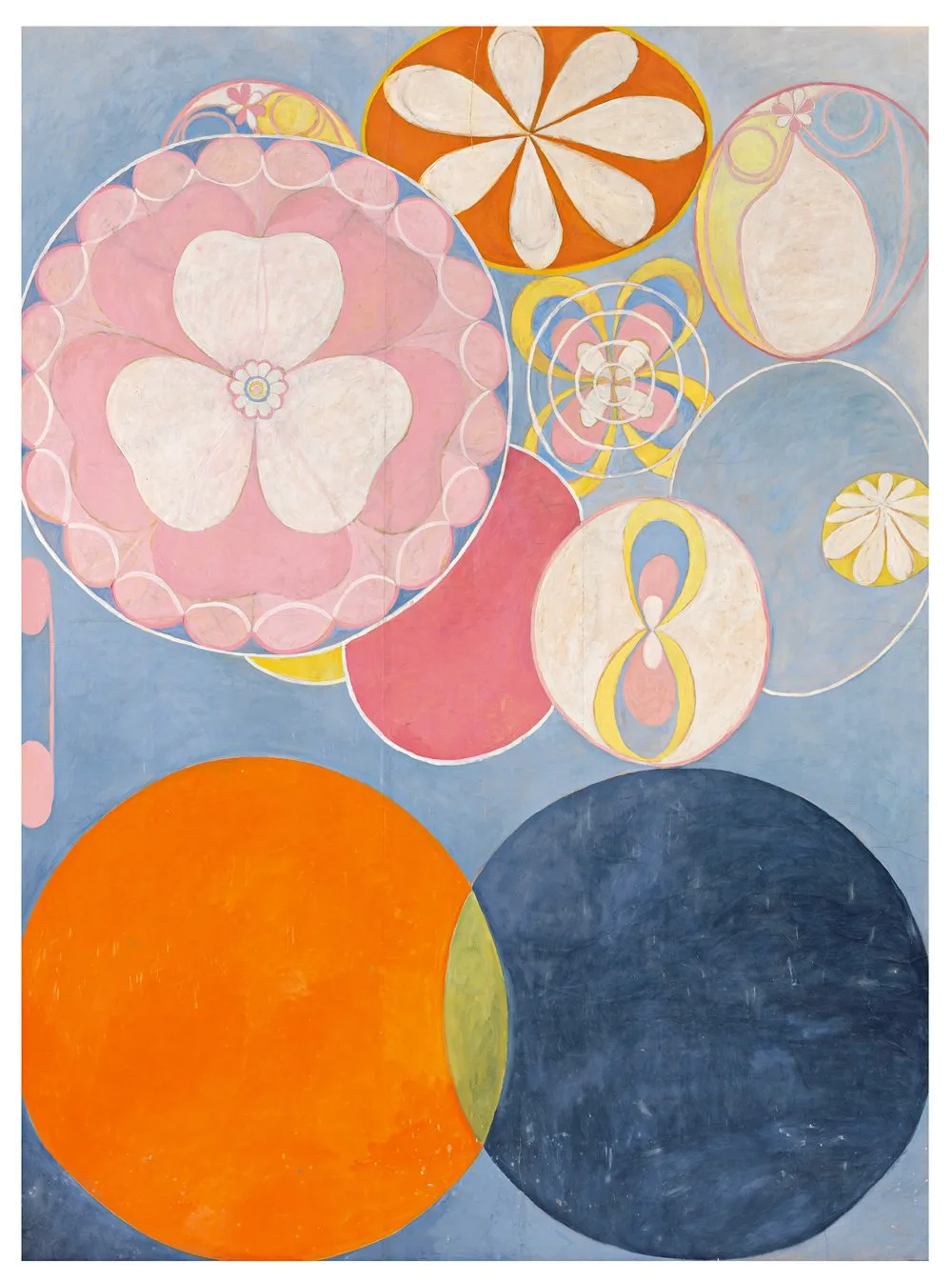 Obra abstrata de Hilma af Klint da série Os Dez Maiores