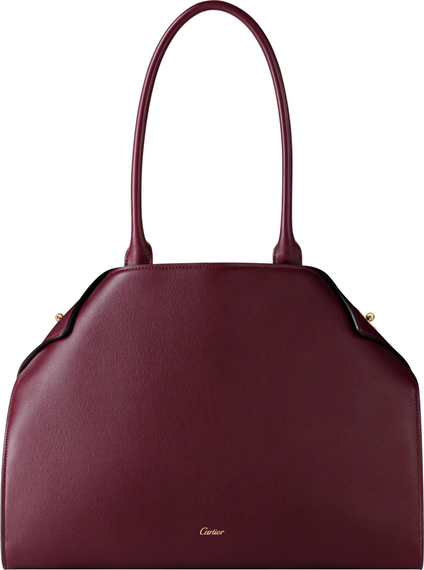 Bolsa Clash de Cartier média em bordô