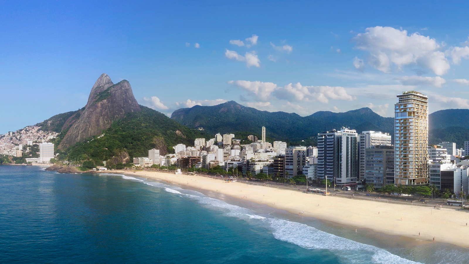 Render ilustrativo do Four Seasons Hotel Rio de Janeiro