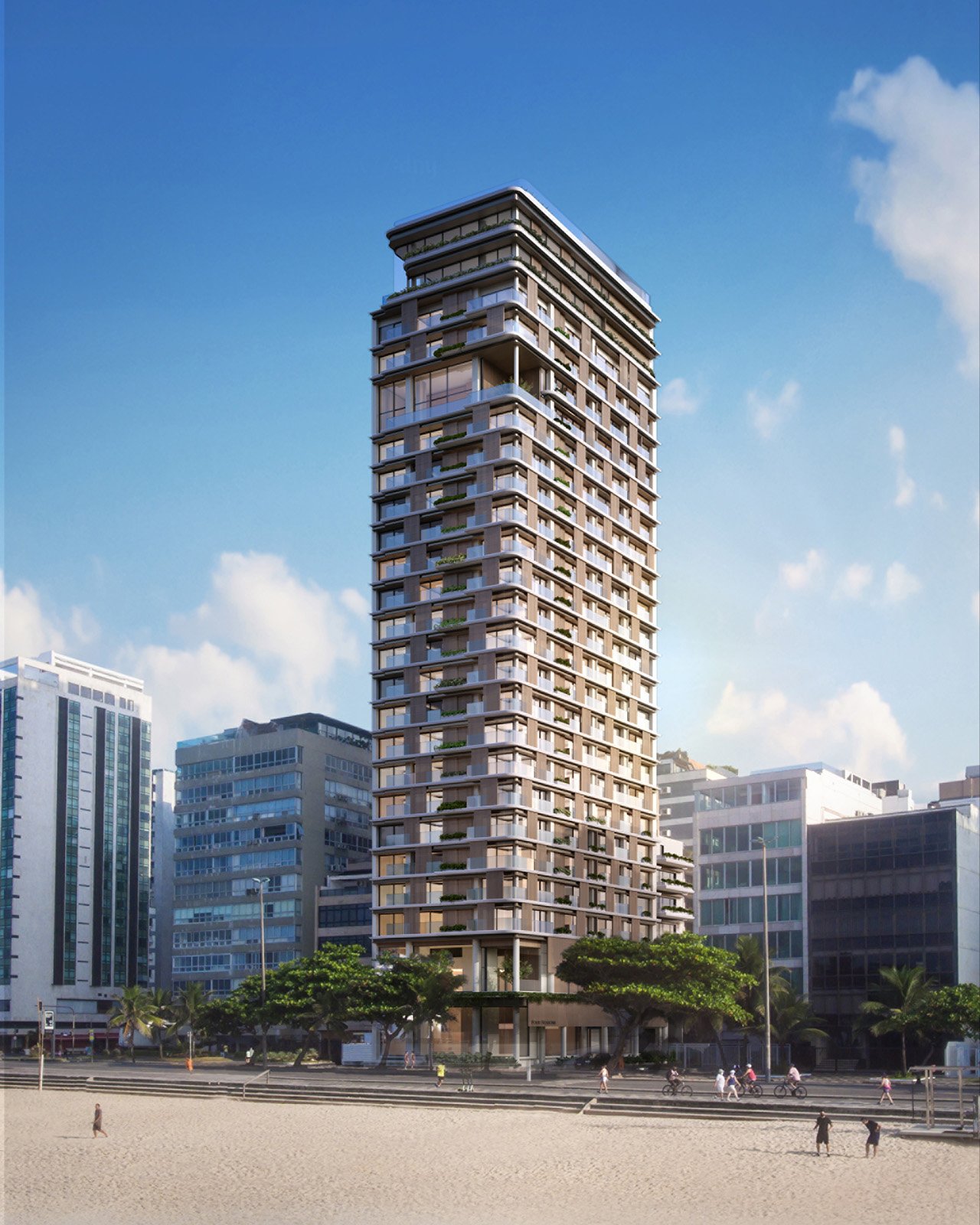 Render ilustrativo do Four Seasons Hotel Rio de Janeiro