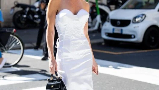 Cris Buffara no desfile Dolce & Gabbana em Milão