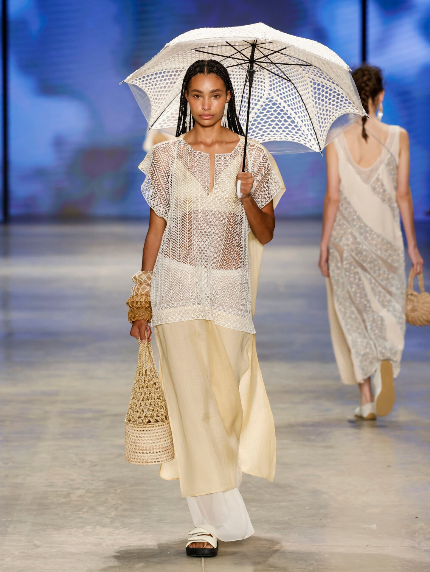 Look 8 da coleção Bonito pra Chover, Catarina Mina, SPFW N61