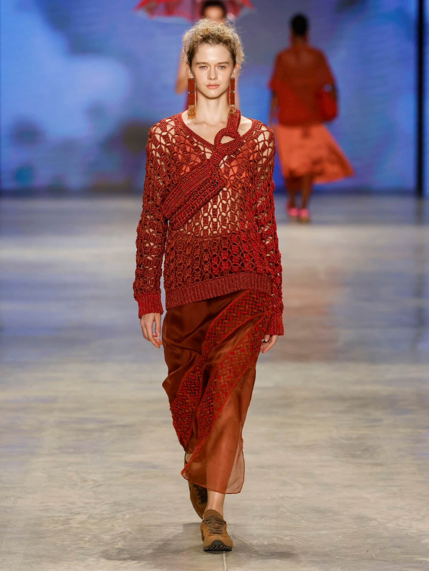 Look 27 da coleção Bonito pra Chover, Catarina Mina, SPFW N61