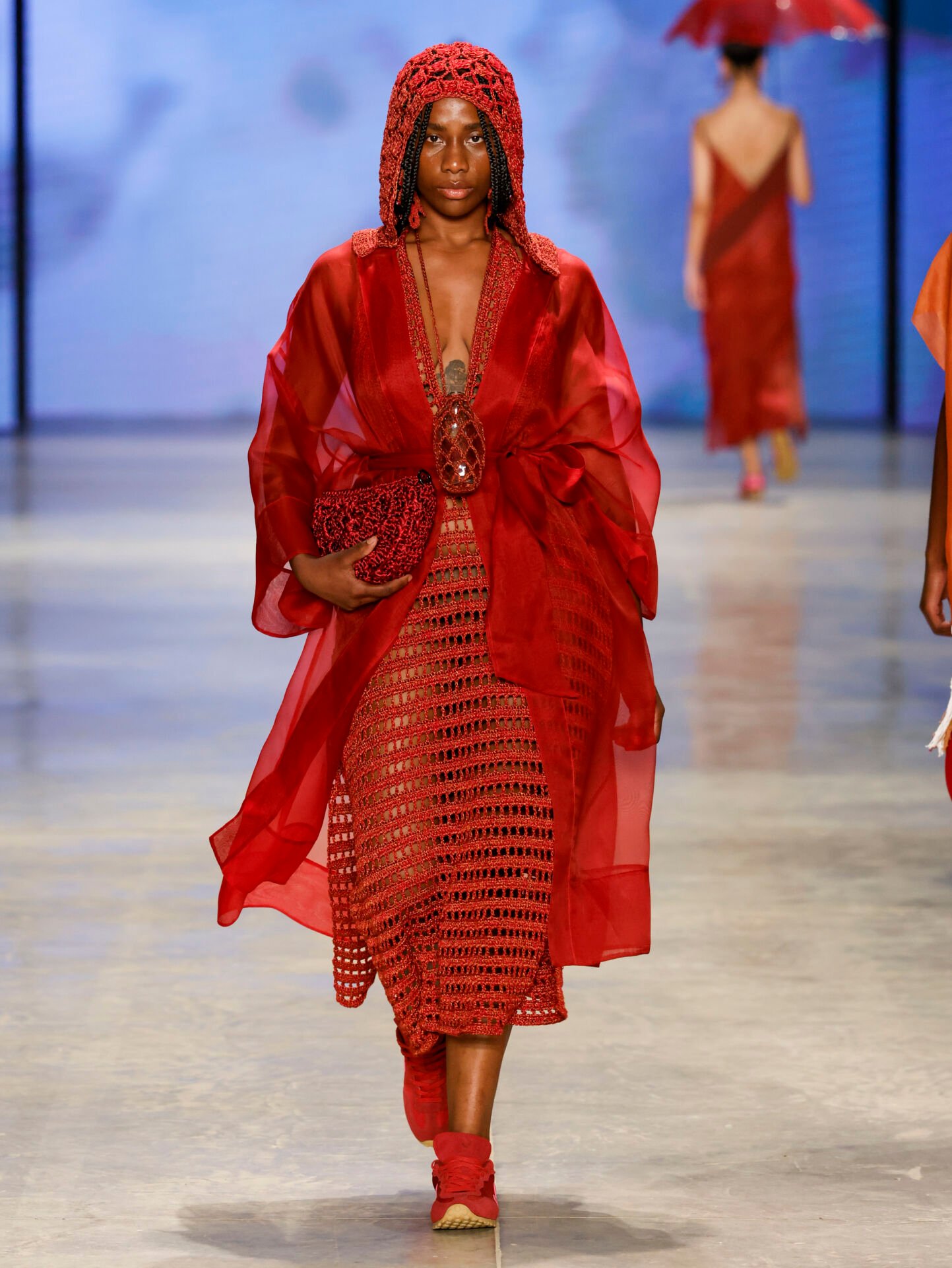 Look 30 da coleção Bonito pra Chover, Catarina Mina, SPFW N61