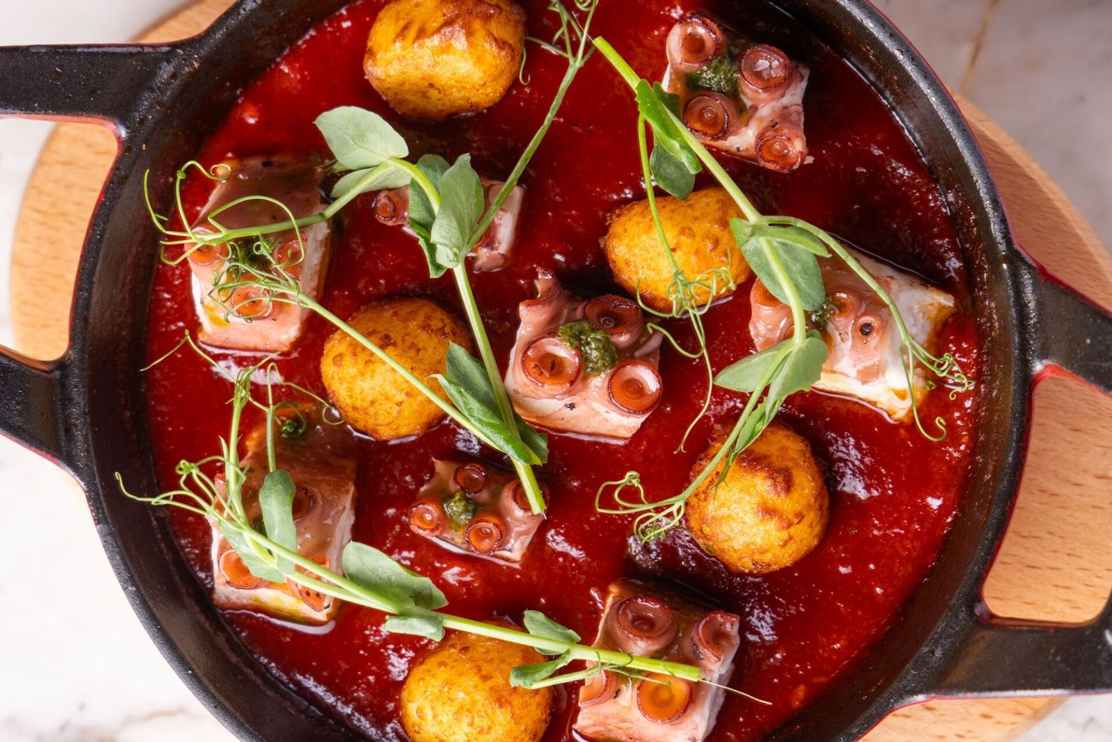 Pulpo alla Amatriciana, Cala del Tanit