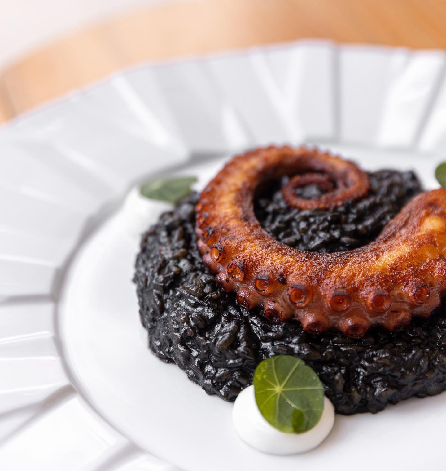 Arroz Negro com polvo a la plancha, Tanit