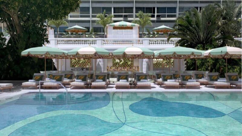 Edifício Piscina do Copacabana Palace, A Belmond Hotel, que abriga o Dior Spa