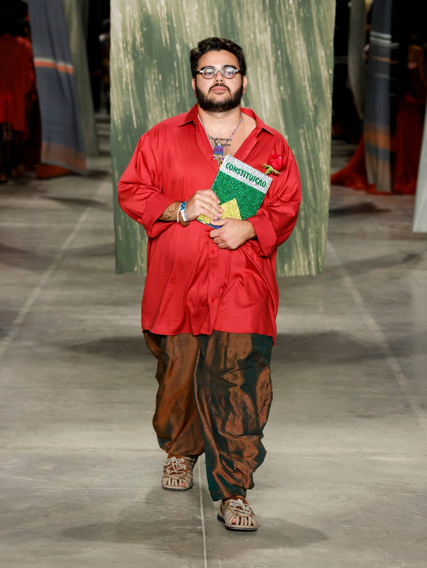 Último look da coleção Expresso Maravilha, Foz, SPFW N61