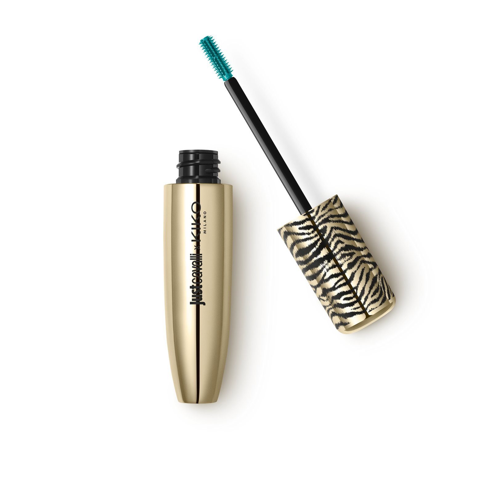 Maxi Mod Mascara Rebel Edition com escova colorida e tampa tigrada