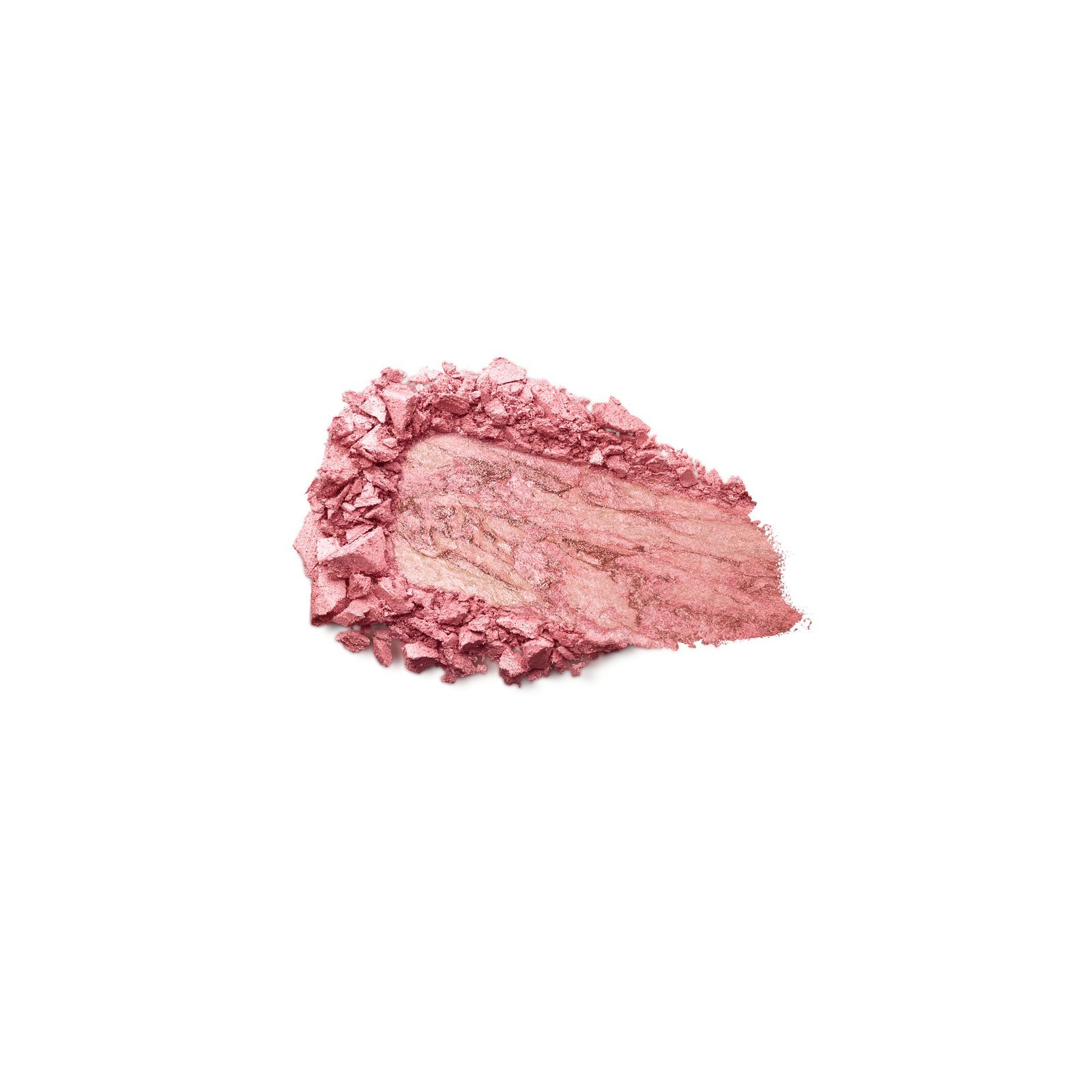 Textura do Fusion Glow Blush em rosa marmorizado