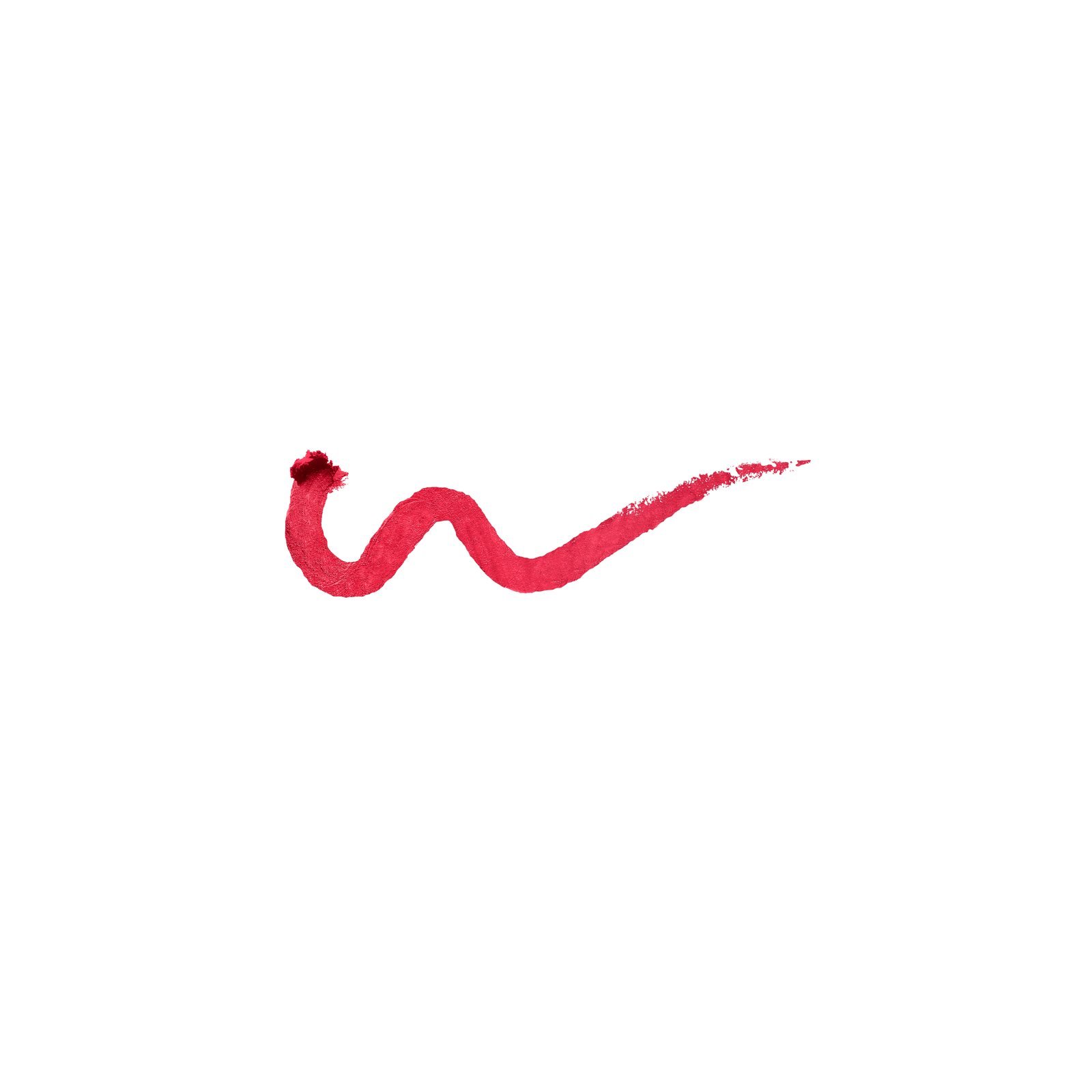 Textura do Wild-Kisser Lip Liner em vermelho