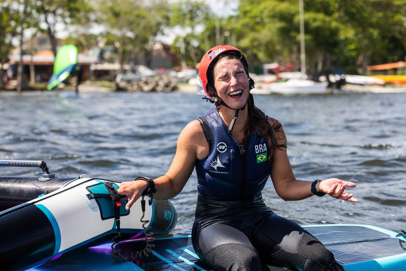 Marina Arndt, integrante do Mubadala Brazil SailGP Team