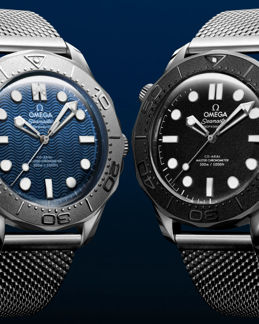 Relógios Omega Seamaster Diver 300M das edições James Bond e Spectre