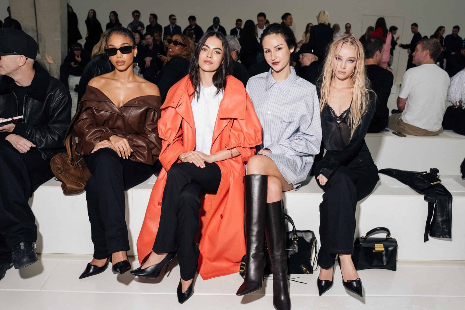Primeira fila da Balenciaga