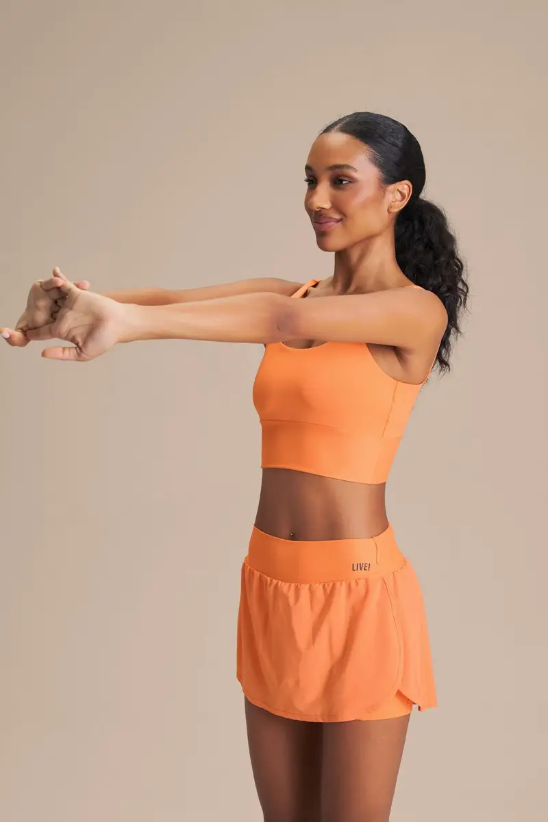 Look de tênis da linha Racket Sports da LIVE!