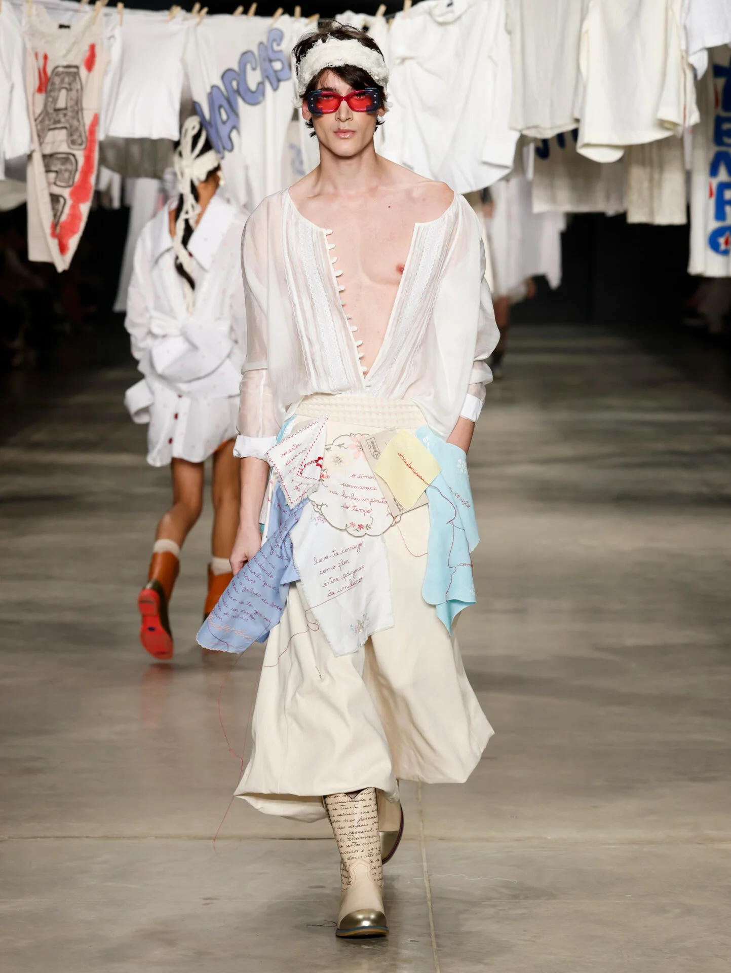 Look em camadas de algodão, Cartas de Algodão, SPFW N61