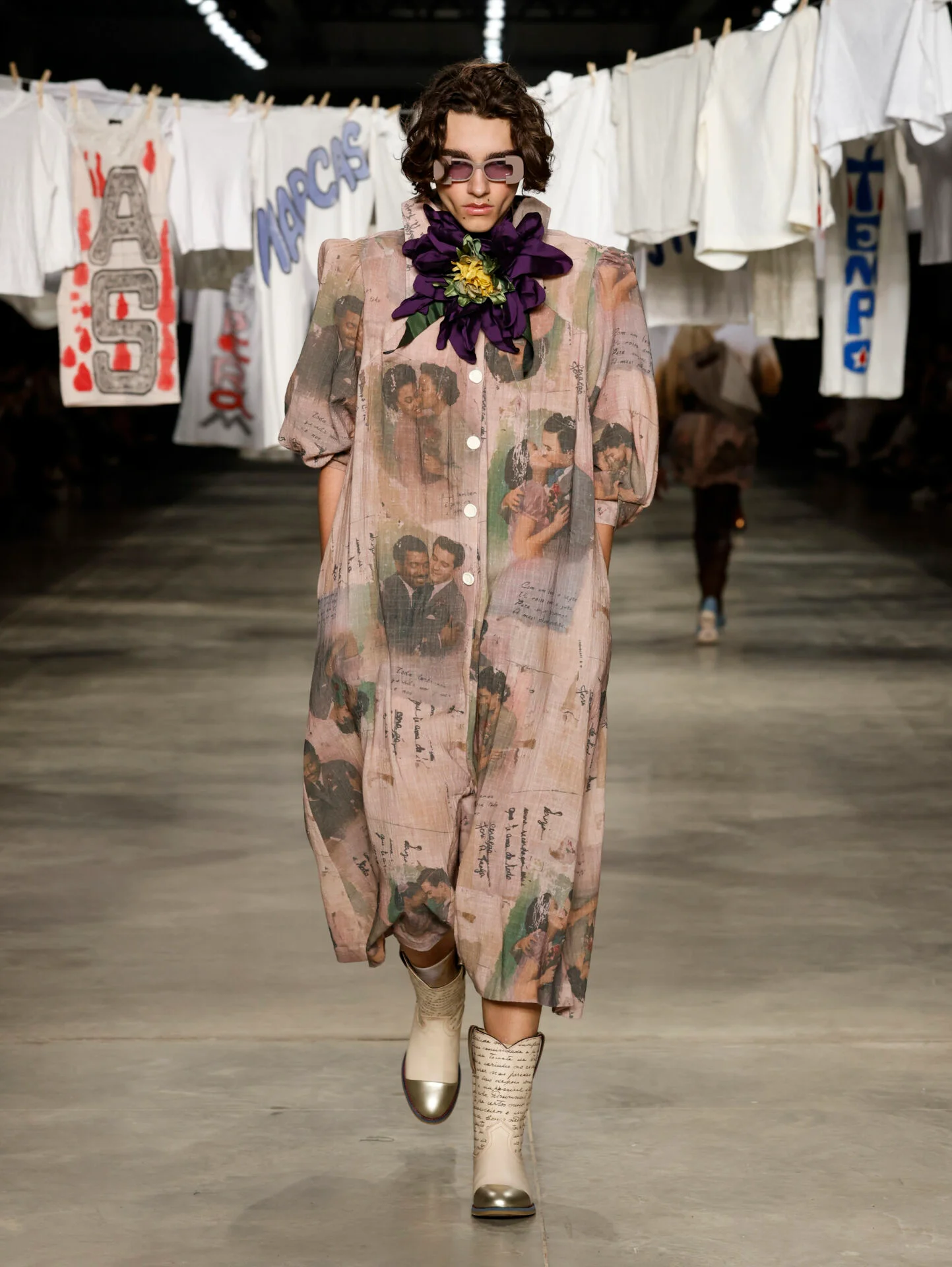 Look estampado, Cartas de Algodão, SPFW N61