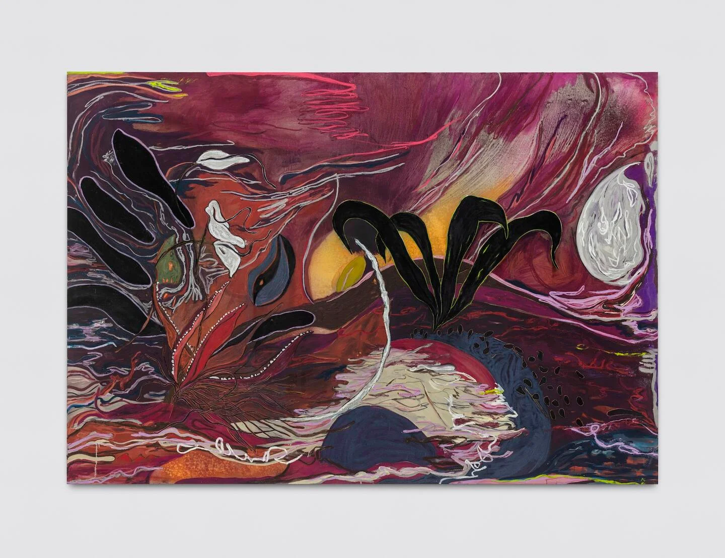Pintura Ovo de peixe, de Fernanda Galvão