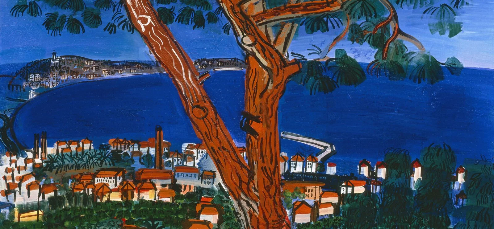 Pintura Golfe Juan, de Raoul Dufy, destaque da mostra Painting the French Riviera na Royal Academy