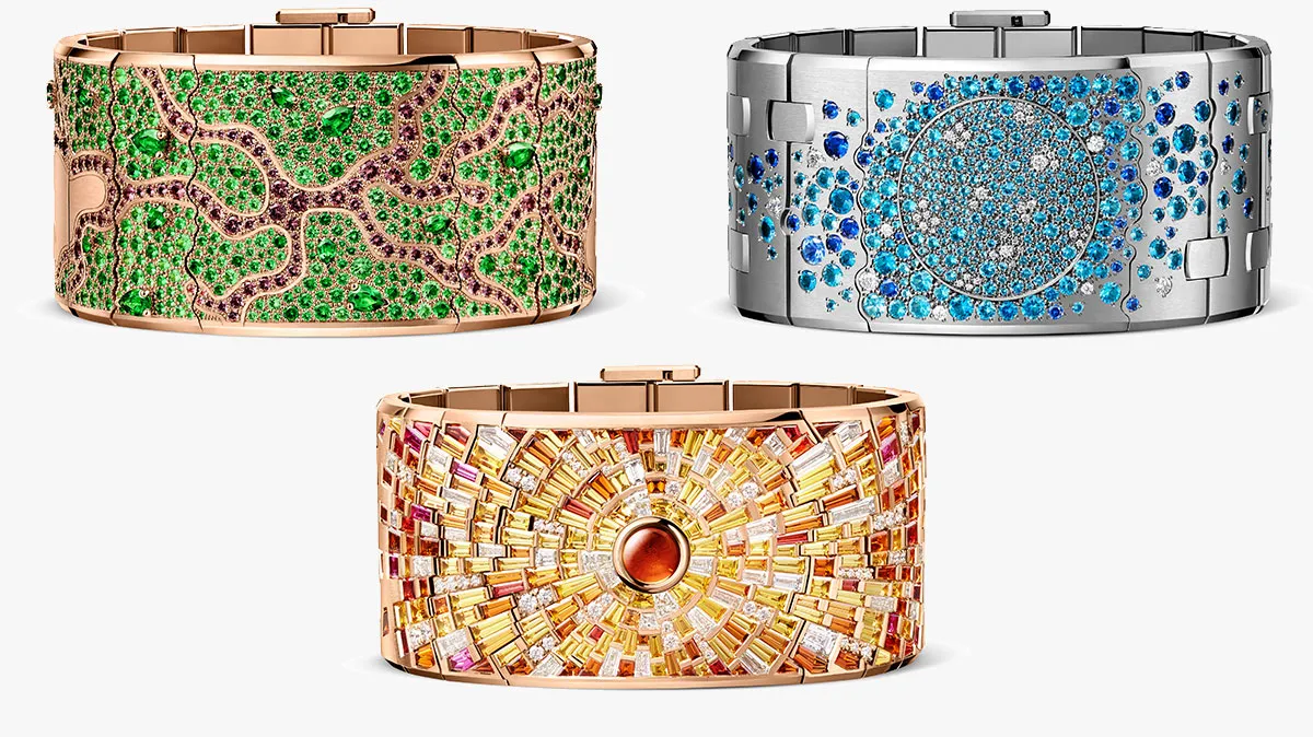 Braceletes rígidos da coleção Royal Oak Joaillerie