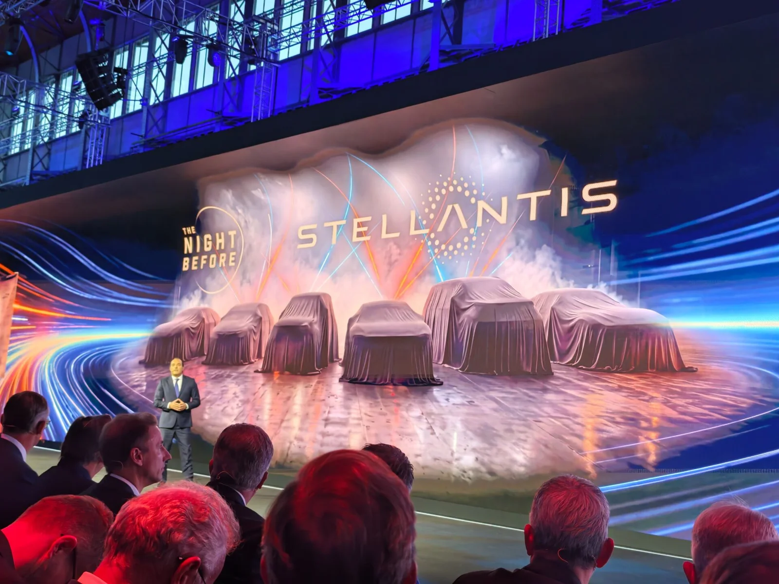 Evento The Night Before da Stellantis no Hangar Y