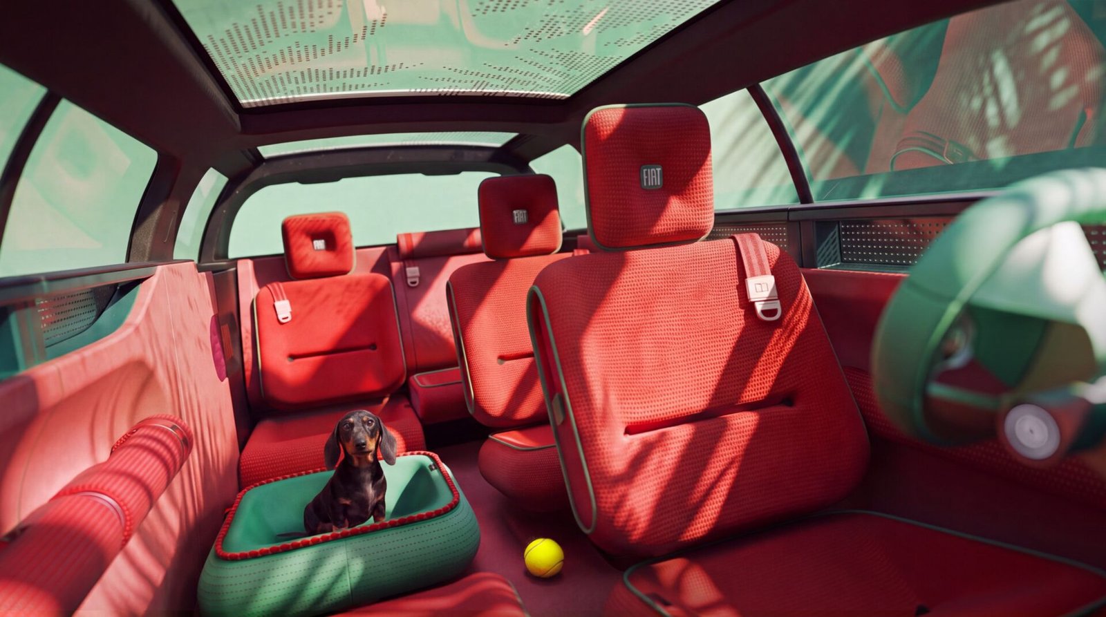 Interior modular do Fiat Multiplay Concept