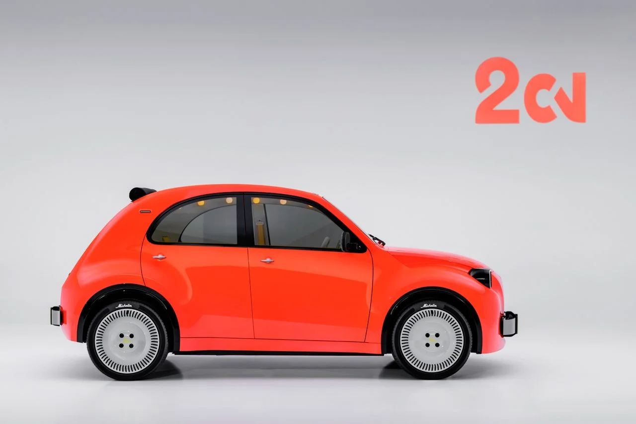 Detalhe frontal do Citroën 2CV Concept