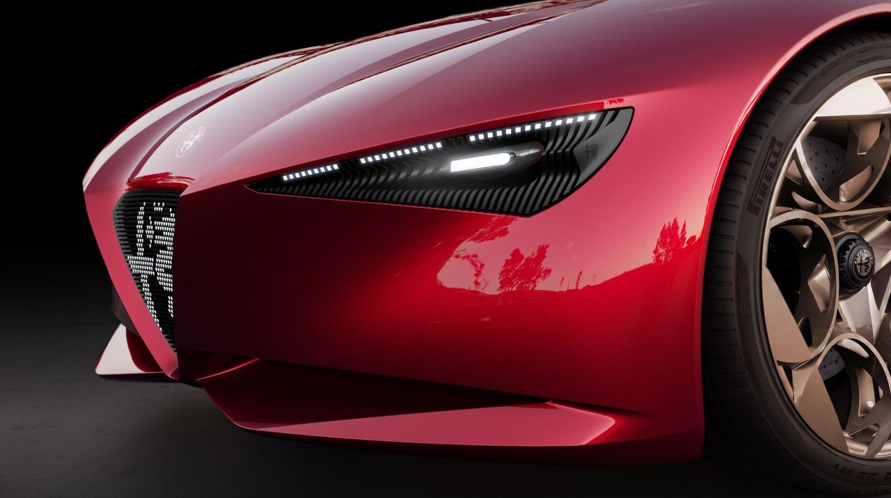 Rodas pepper-pot do Alfa Romeo Cuorerosso