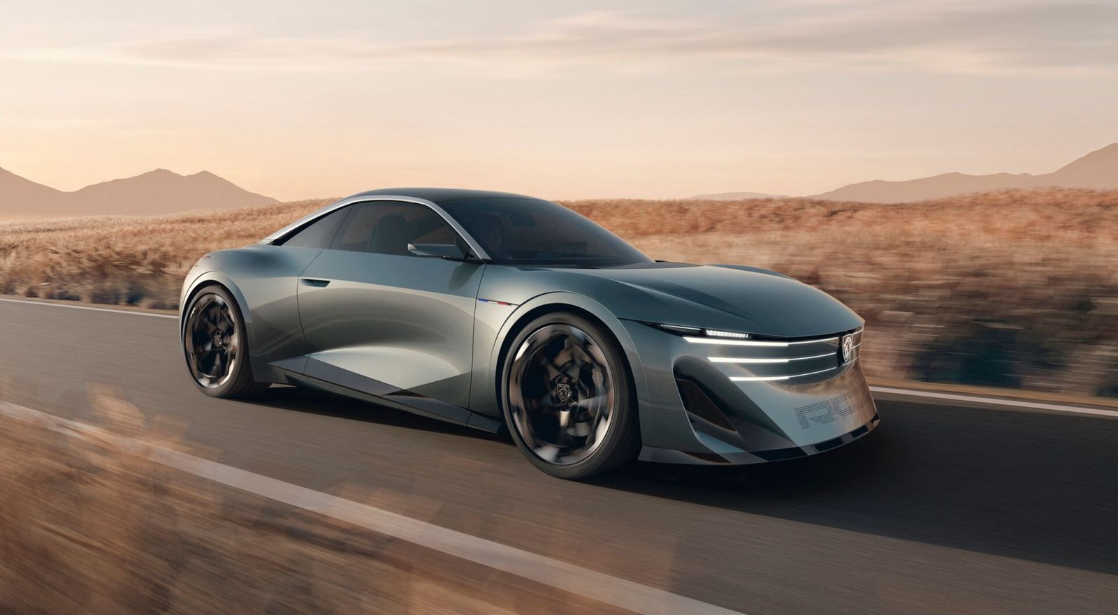 Peugeot RCZ Vision visto de frente