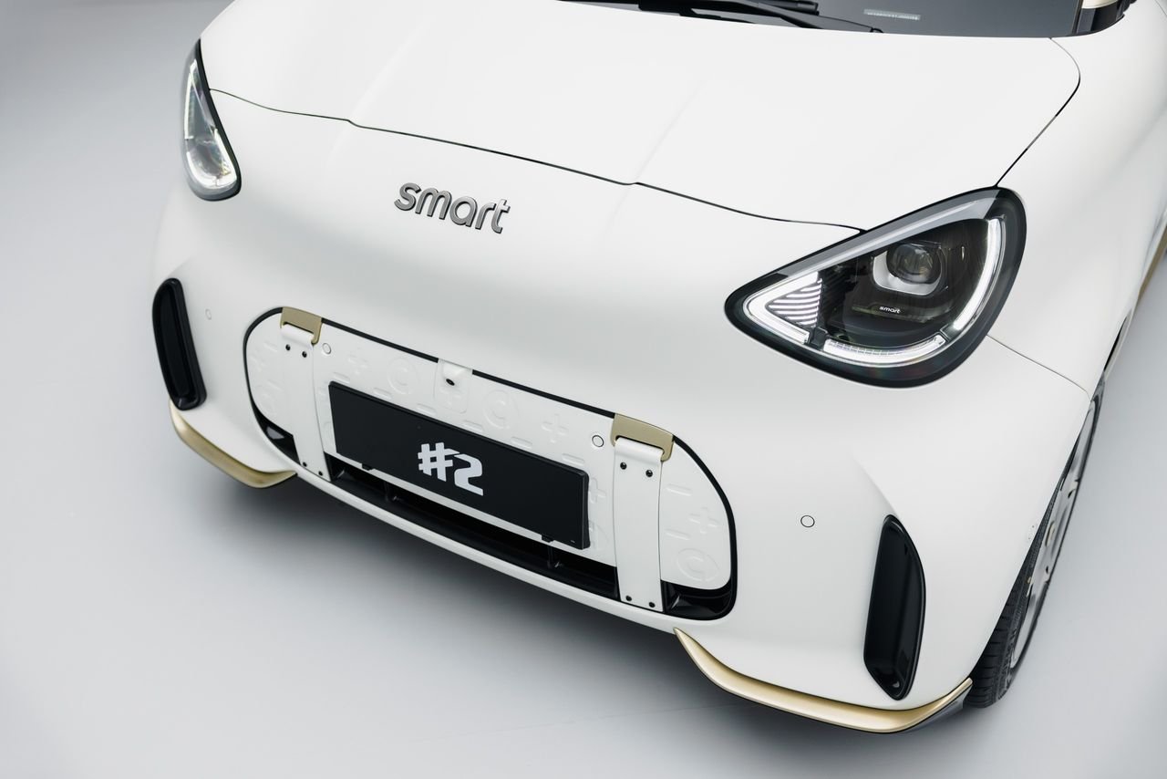 Vista lateral do Smart #2 Couture Edition