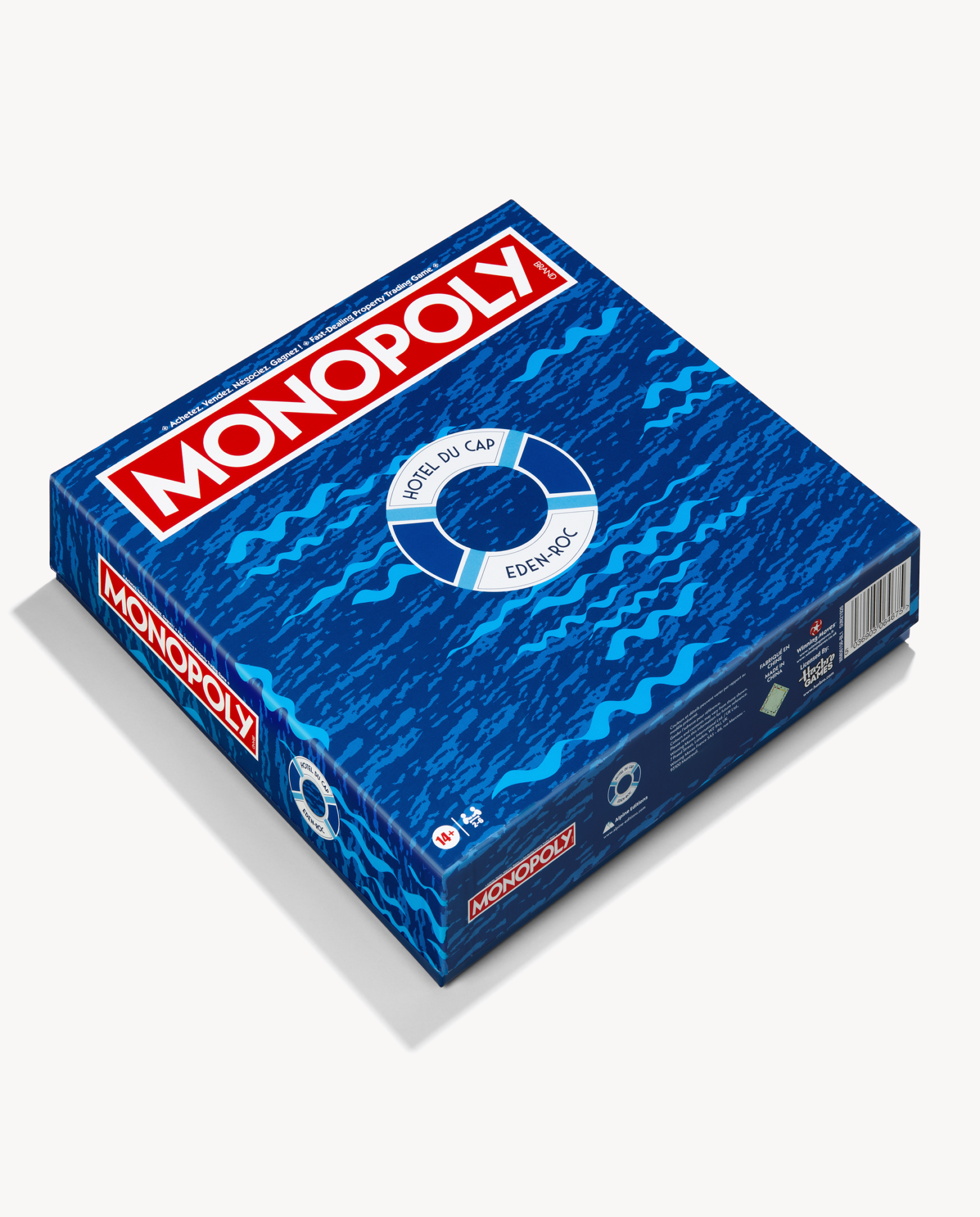 Tabuleiro de Monopoly inspirado no Hôtel du Cap-Eden-Roc
