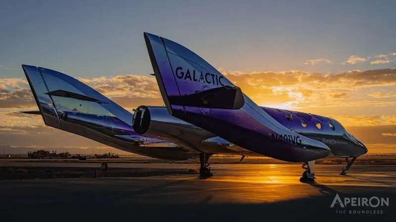 Spaceship Apeiron da Virgin Galactic antes do retorno aos voos em 2027